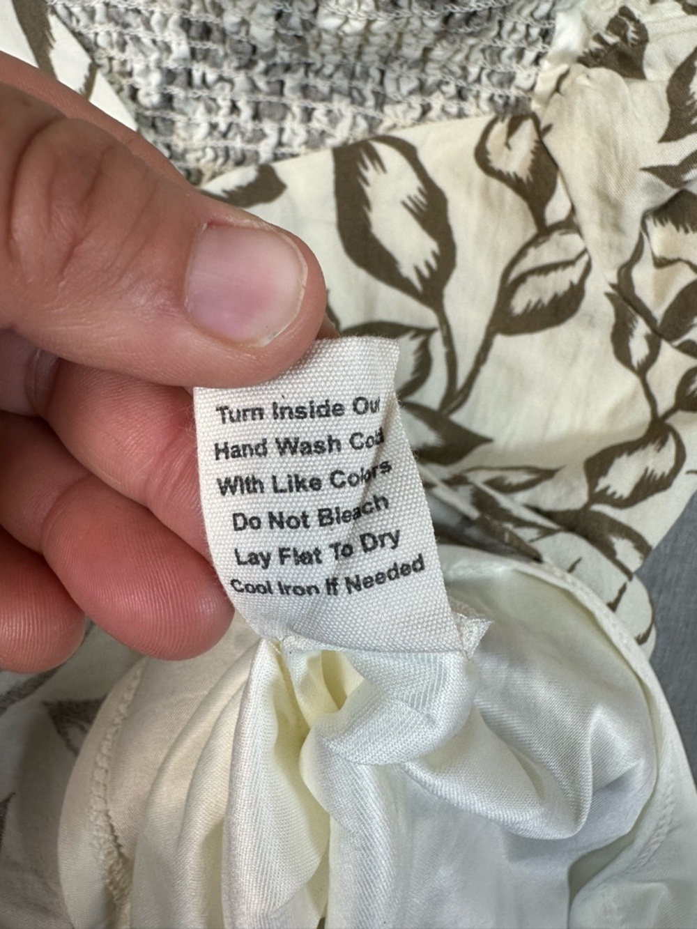 Sweet Wanderer White Midi Dress with Brown Floral Print - Picture 10 of 11